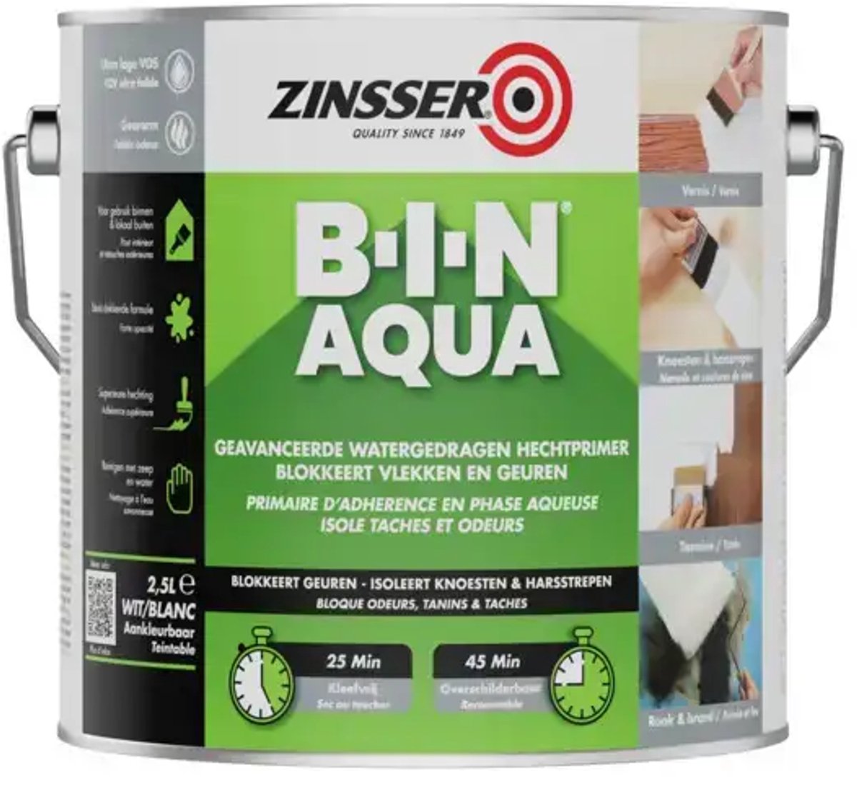 Zinsser Bin Aqua Primer - 2,5L
