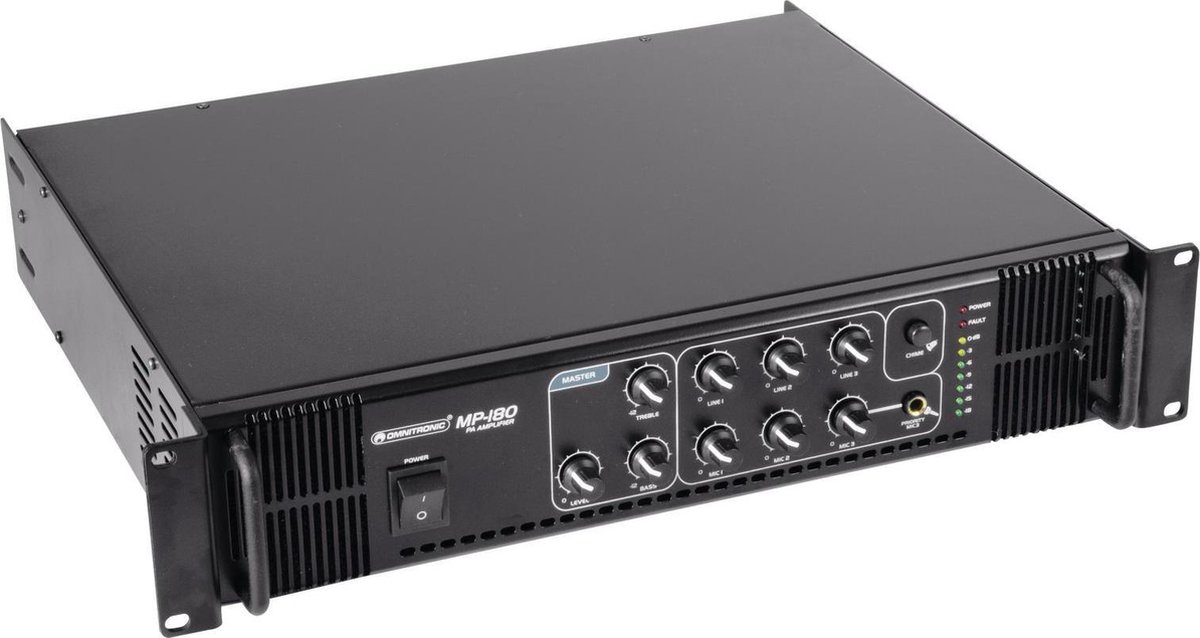 Omnitronic MP-180 PA-versterker 180 W