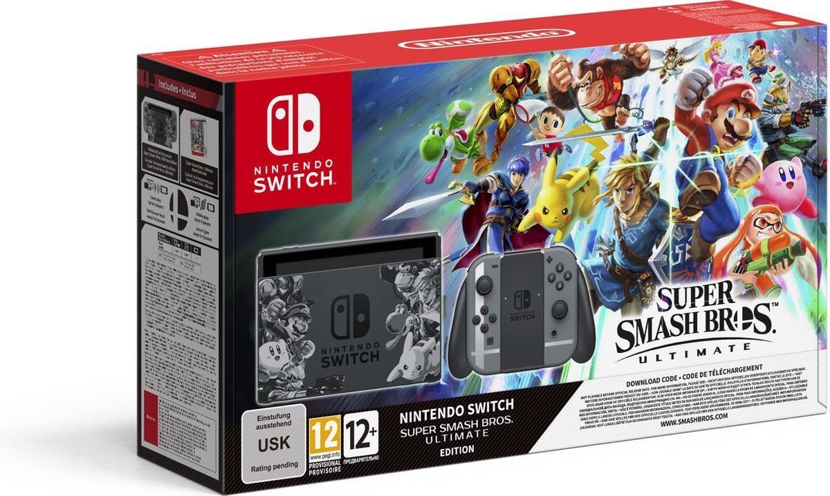 Nintendo Switch Super Smash Bros. Ultimate Bundle
