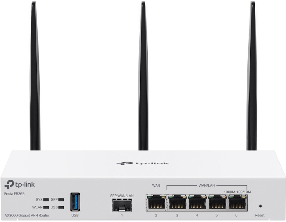 TP-LINK AX3000 Festa FR365 Gateway voor LoRa 10 MBit/s, 100 MBit/s, 1000 MBit/s