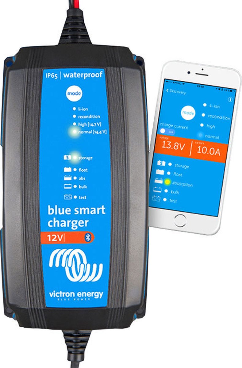 Victron Energy Blue Smart IP65 12/7 Loodaccu-lader 12 V Laadstroom (max.) 7 A