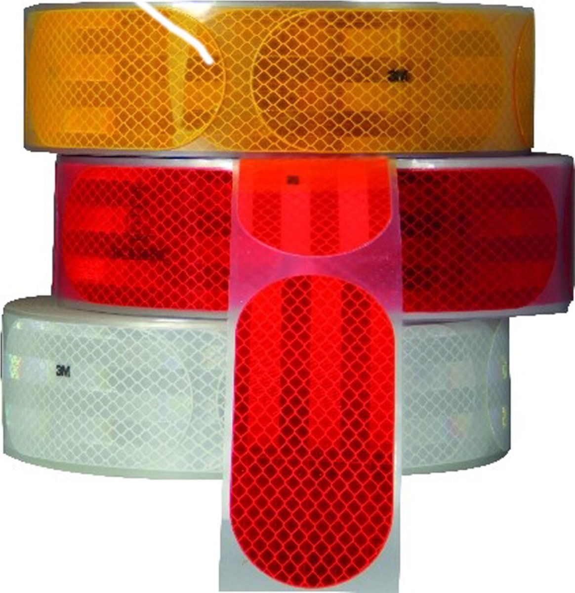 3M Diamond Grade™ 983-72 98372S Contourmarkering reflectieband Rood (reflecterend) 50 m (l x b) 50 m x 55 mm