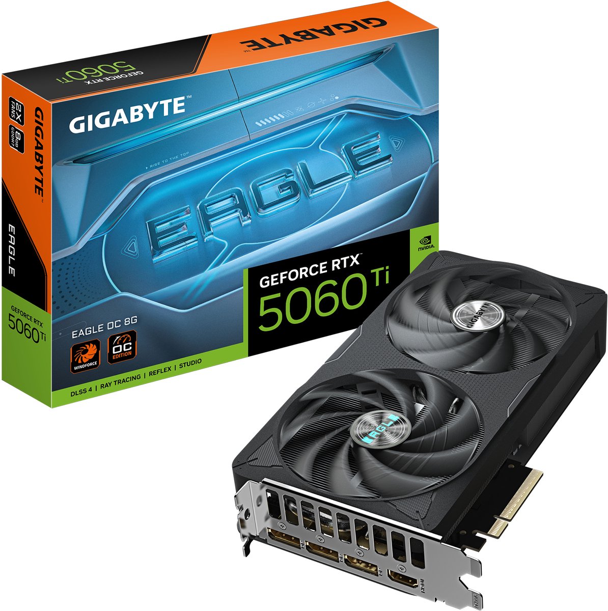 Gigabyte Nvidia GeForce RTX 5060 Ti Videokaart GeForce RTX 5060 Ti 8 GB GDDR7-RAM