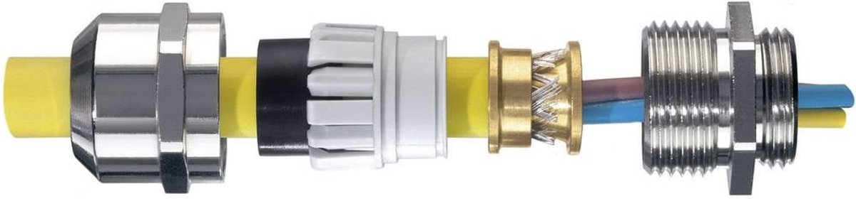 Wiska 10065017 Wartel M16 Messing Messing 50 stuk(s)