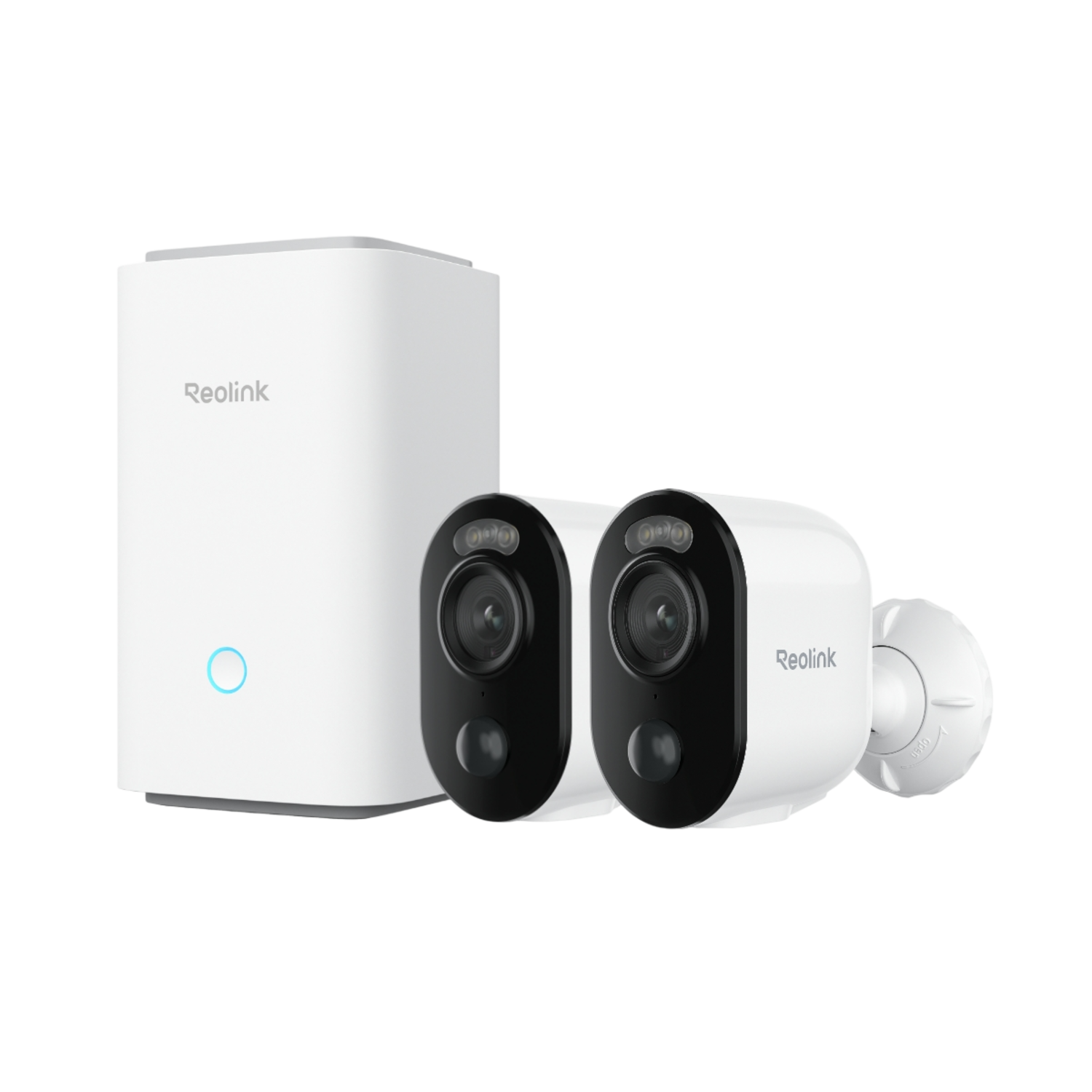 Reolink Bundle 2 X Argus B310 + Hub 1 Slimme Binnen- / Buitencamera Wit