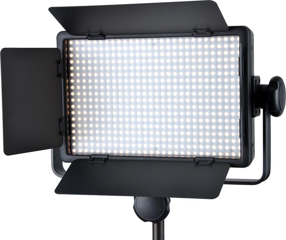 Godox professionele krachtige LED camera verlichting - LED 500C - met barndoor