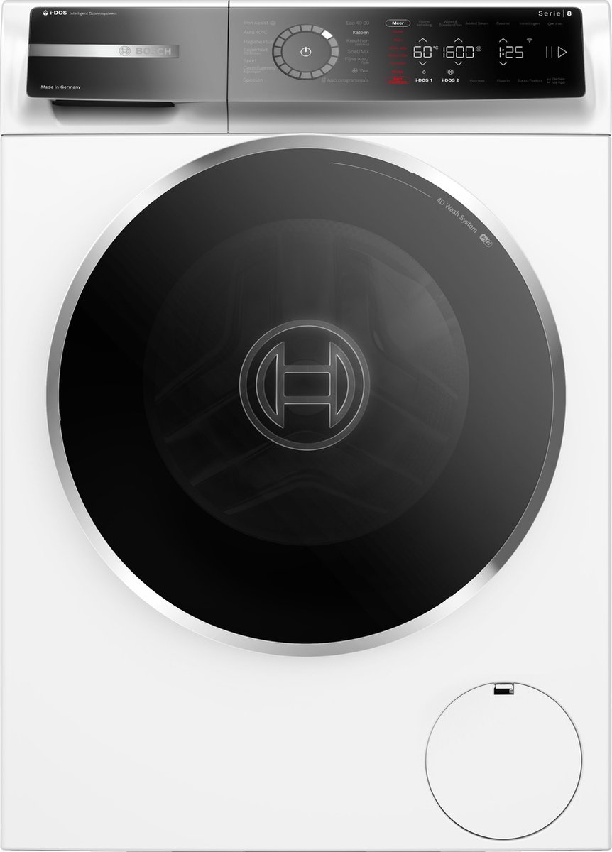 Bosch WGB256AONL - Serie 8 - Wasmachine met stoom - 10 kg - 1600 rpm - 30% zuiniger dan energielabel A - Automatisch doseren - Home connect