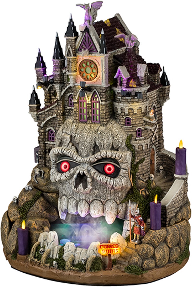 Halloweenminiatuur Cursed Ruins 24x31x41 cm - Lemax