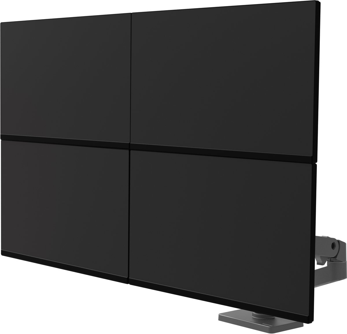 Ergotron 45-690-293 TV-tafelhouder 68,6 cm (27) In hoogte verstelbaar, Kantelbaar