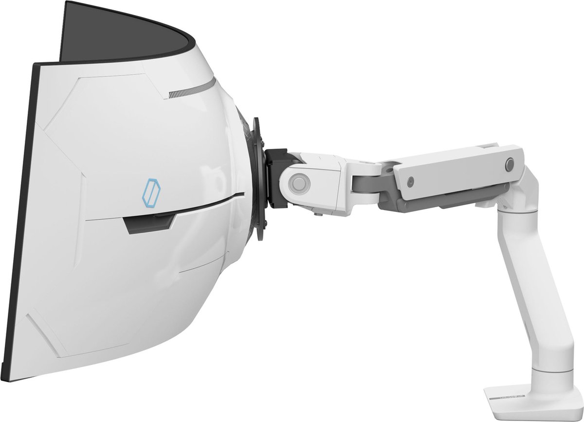 Ergotron 45-693-216 TV-tafelhouder 144,8 cm (57) In hoogte verstelbaar, Kantelbaar