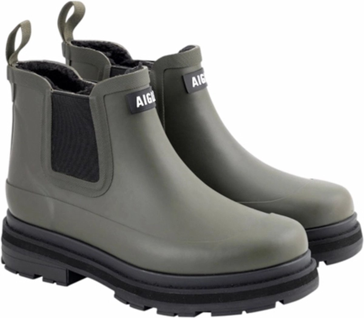Aigle Enkellaarzen Soft Rain Fur, avocat, Maat: 40