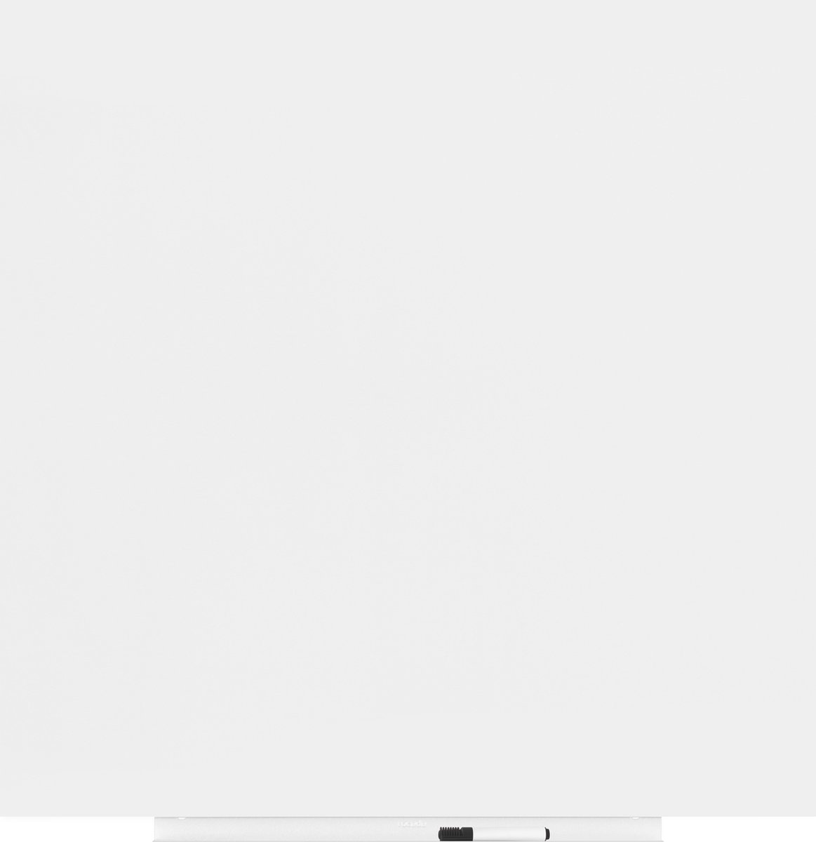 Rocada Whiteboard 6425R (b x h) 100 cm x 100 cm Wit (RAL 9003) Kunststof coating Incl. opbergbakje, Horizontaal- of verticaalformaat