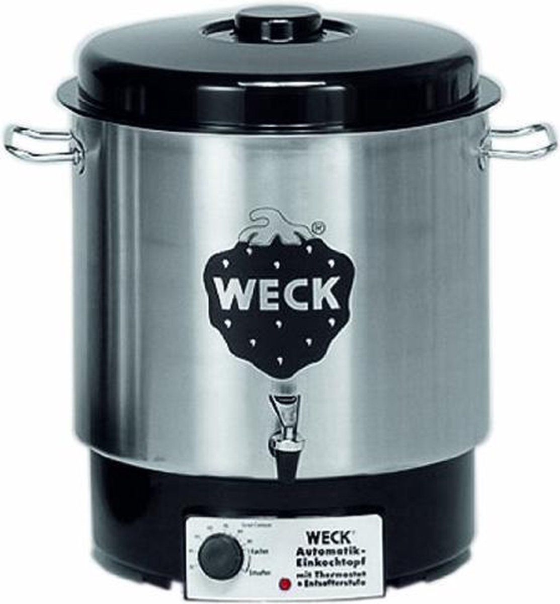 WECK Inmaak- en warmedrankenautomaat Met sapcentrifuge RVS, Zwart