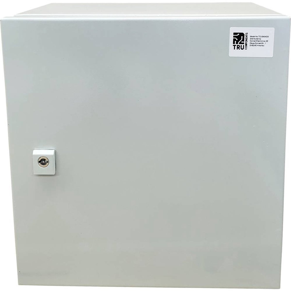TRU COMPONENTS TC-S404020 Schakelkast 400 x 400 x 200 Plaatstaal Lichtgrijs 1 stuk(s)