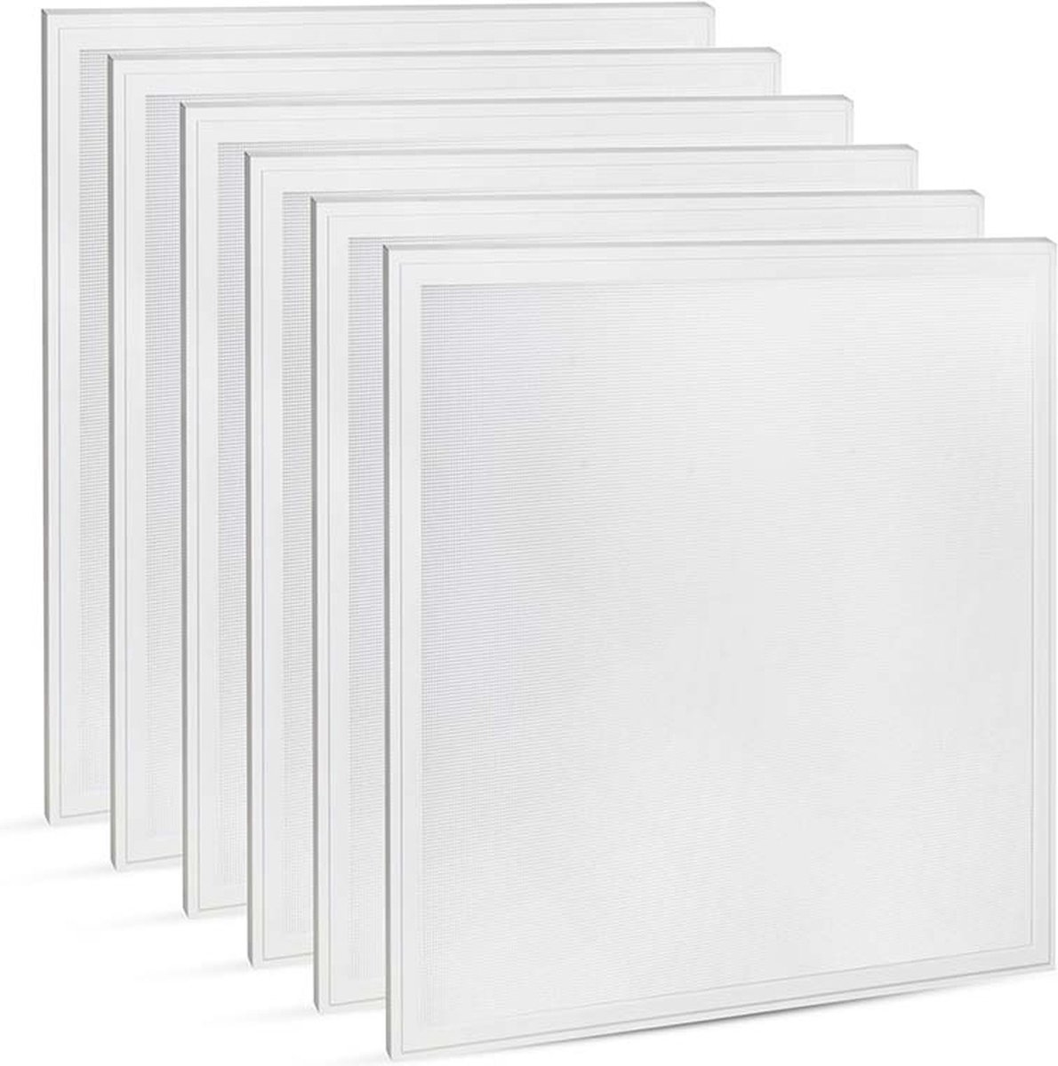 V-TAC VT-6139 216381 LED-paneel Set van 6 stuks Energielabel: E (A - G) 216 W Koudwit Wit