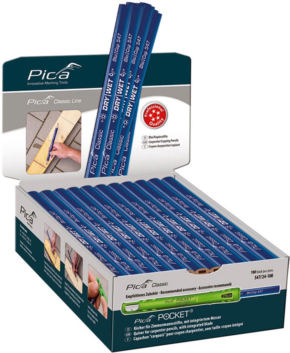 Pica 547/24 Markeerpotlood Aniline Dry&Wet (100st)