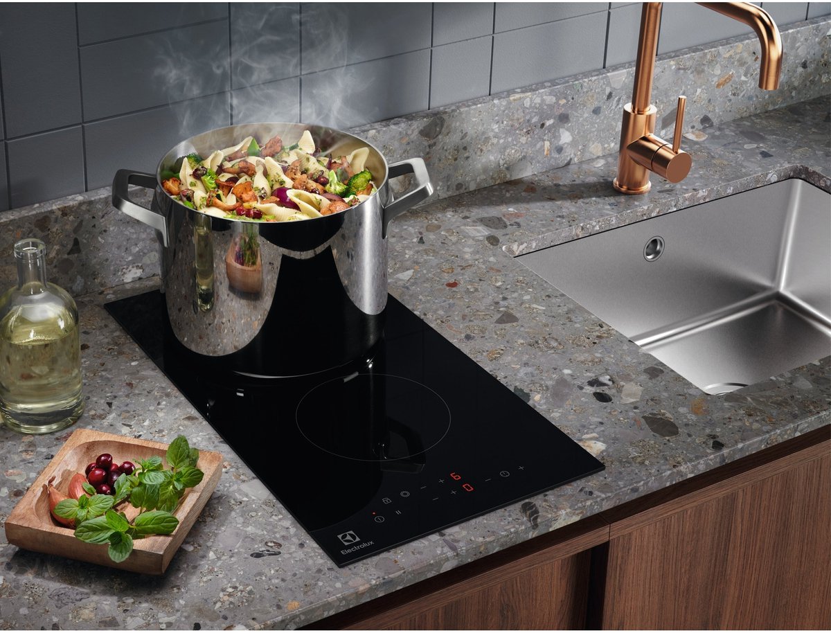 Electrolux Lhr3233ck Keramische Kookplaat 30 Cm 2 Branders Zwart