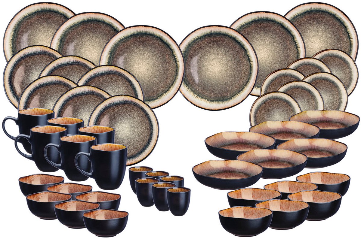 Björn Serviesset - 48-delig - Stone