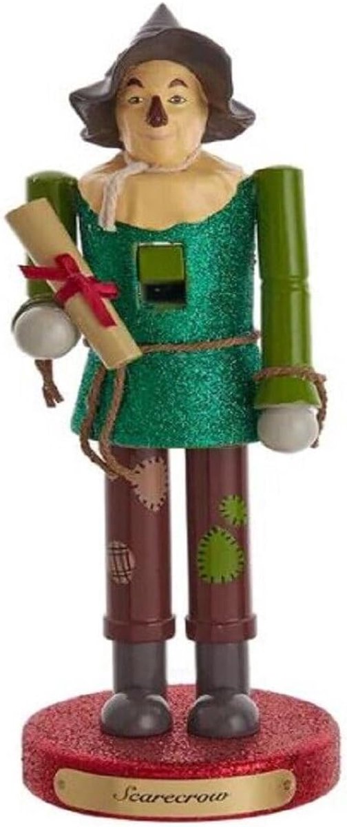 10 inch wizarood of oz scarecrow nutcracker. - Kurt s adler