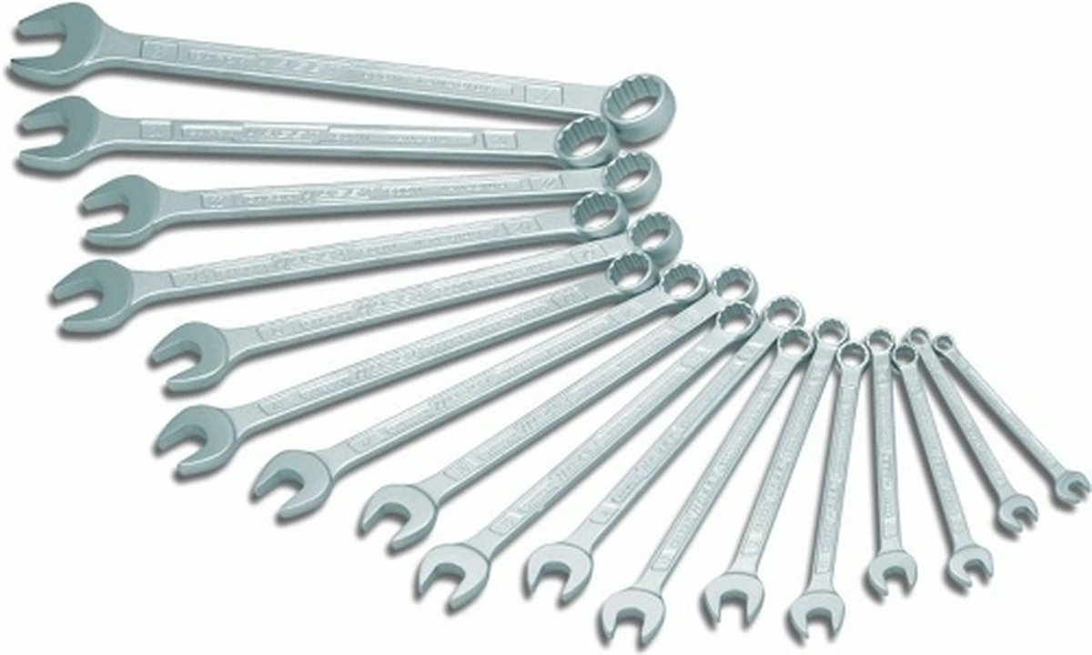 Hazet 600N/12N Ring-steeksleutelset 12-delig Sleutelbreedte (metrisch) 10 - 22 mm