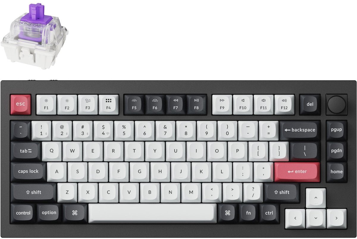 Keychron Q1 HE QMK gaming toetsenbord