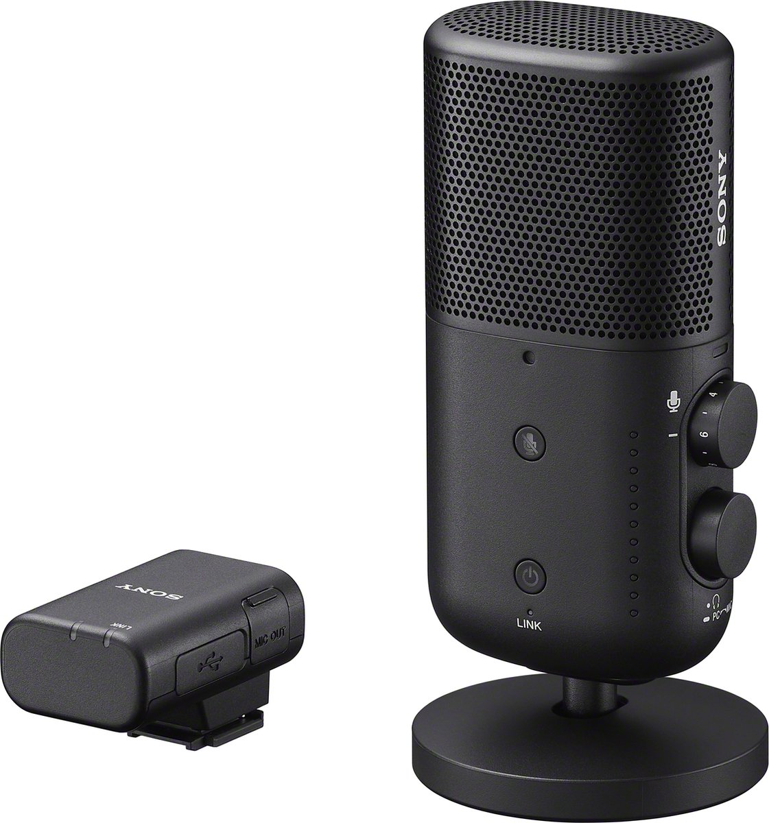 Sony ECM-S1 - Draadloze streammicrofoon - Hoge geluidskwaliteit met ruisonderdrukking