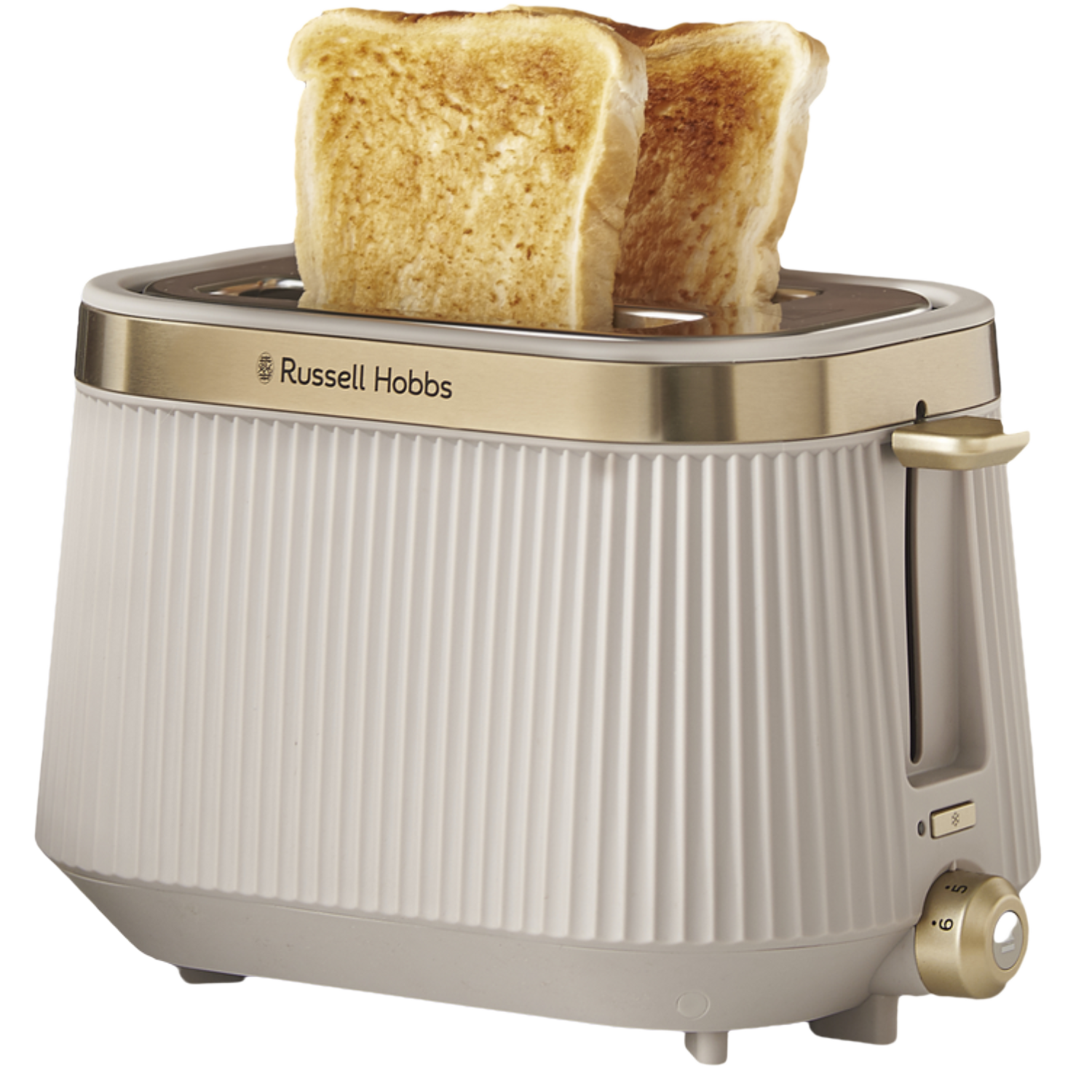 Russell Hobbs Brontë 2 Snedes Broodrooster Stone Beige
