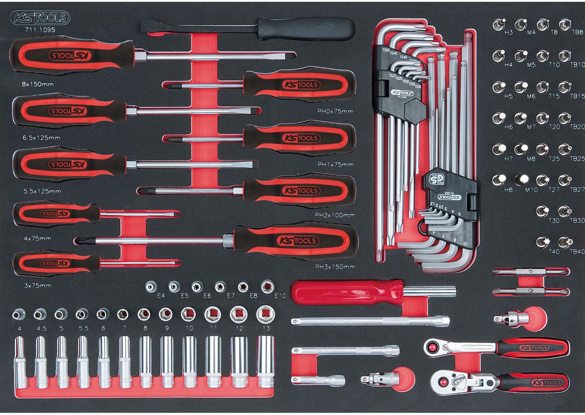 KS Tools 711.1095 711.1095 Dopsleutelset