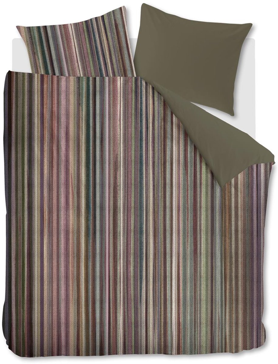 Beddinghouse Roman - Dekbedovertrek - Katoensatijn 200x200/220 cm - Multi