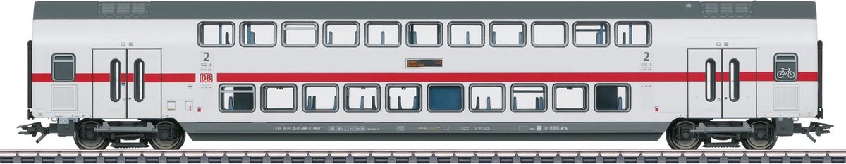 Märklin 43490 H0 IC2 dubbeldeks-middenrijtuig van de DB-AG DBpza 682.2, 2e klas
