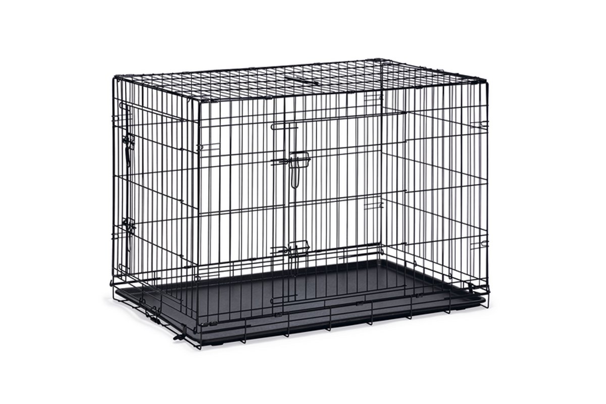 Beeztees Bench - Hondenbench - Zwart - XS - 49x36x40 cm