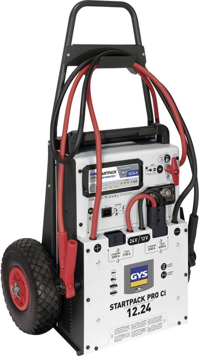 GYS Snelstartsysteem Startpack Pro 12.24CI 028920 Starthulpstroom: 2400 A Starthulpstroom (24 V)=2250 A Elektronische bescherming, Verpolings- en