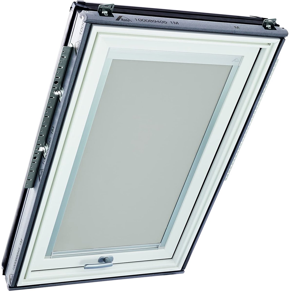 Roto Designo R6/R8 - Verduisterend Rolgordijn - Bijna volledige verduistering - Lichtgrijs