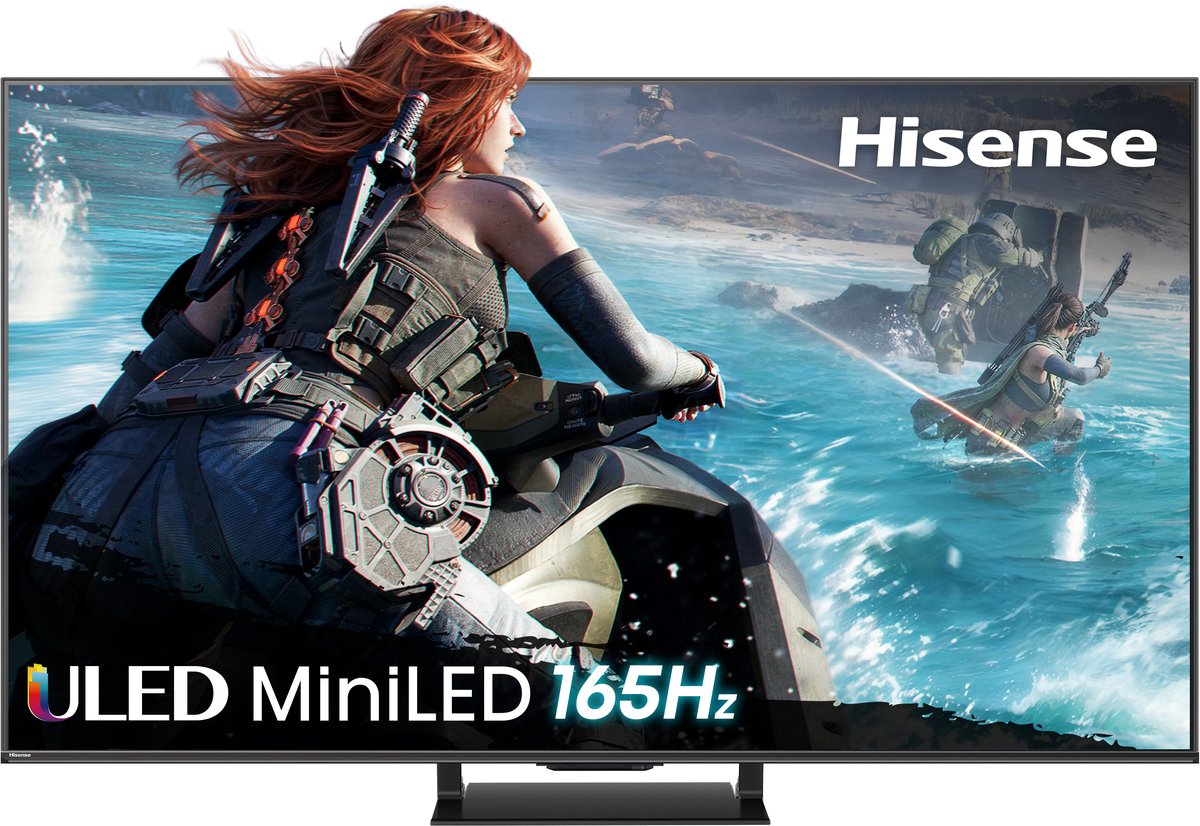 Hisense 65U7Q PRO LED-TV 164 cm 65 inch Energielabel E (A - G) Zwart