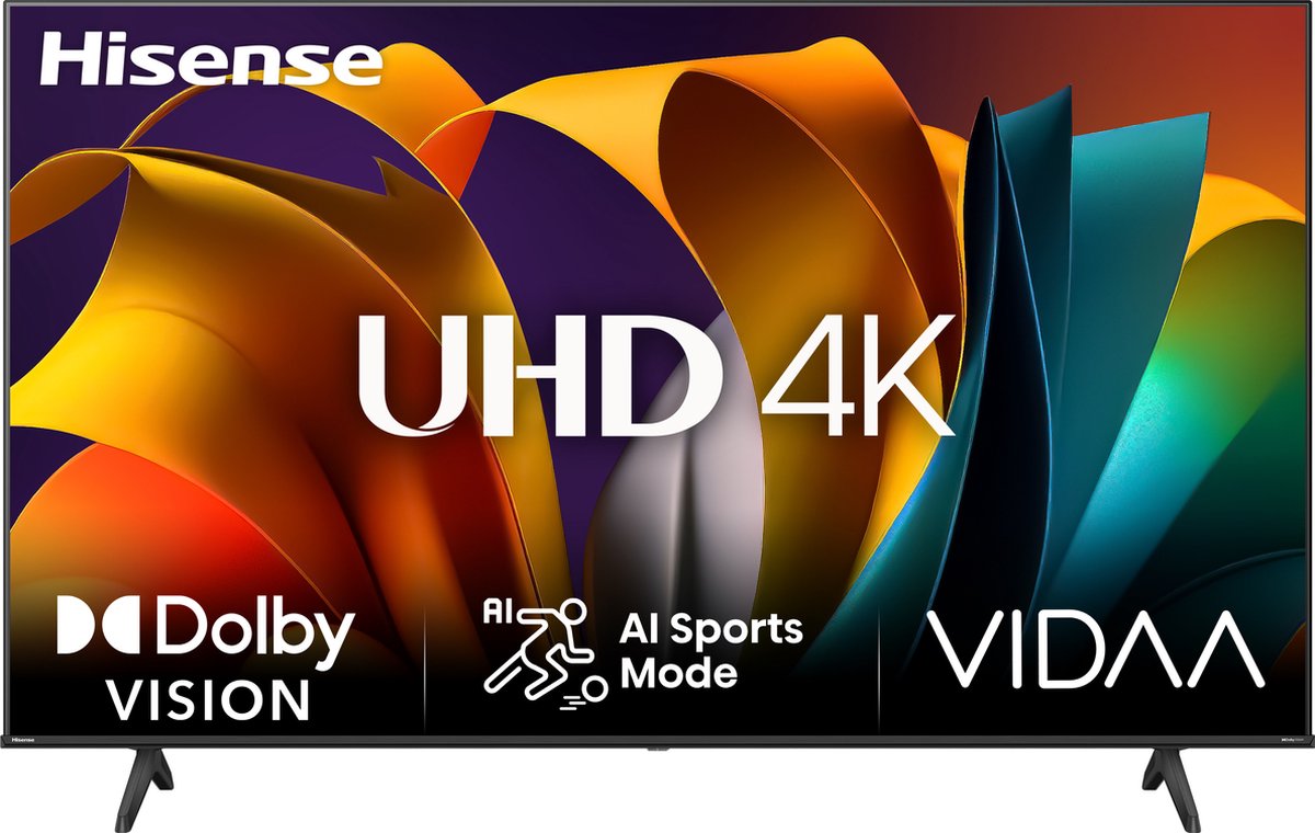 Hisense 65A6N LED-TV 164 cm 65 inch Energielabel E (A - G) Zwart