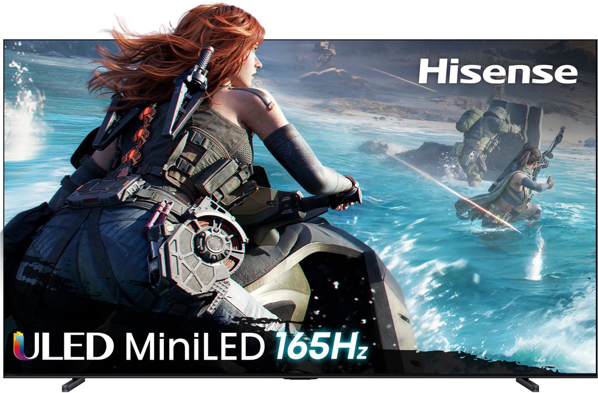 Hisense 100U7Q PRO LED-TV 253 cm 100 inch Energielabel D (A - G) Zwart