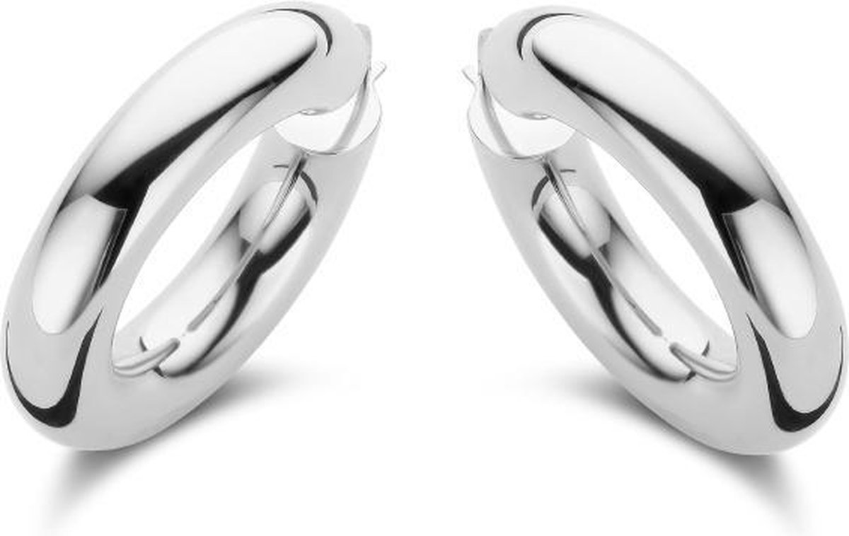 Casa Jewelry Oorringen Boa - Zilver - 35 mm