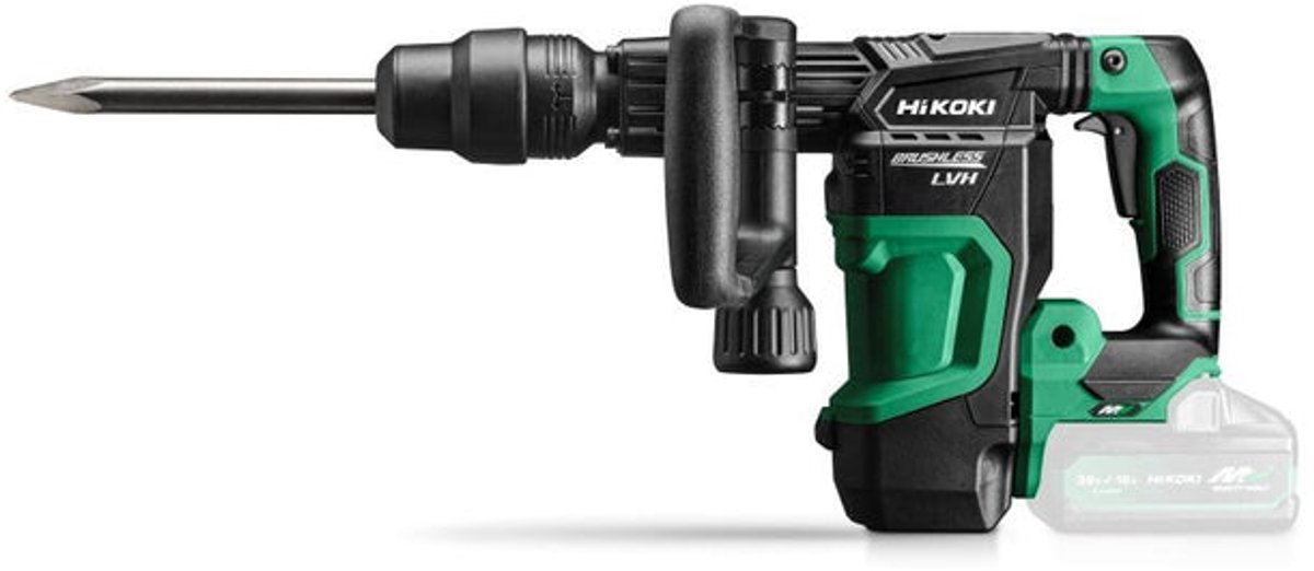 HiKOKI H3641DAW2Z 36V Li-ion Accu SDS-max Breekhamer Body In Koffer - 6,8J