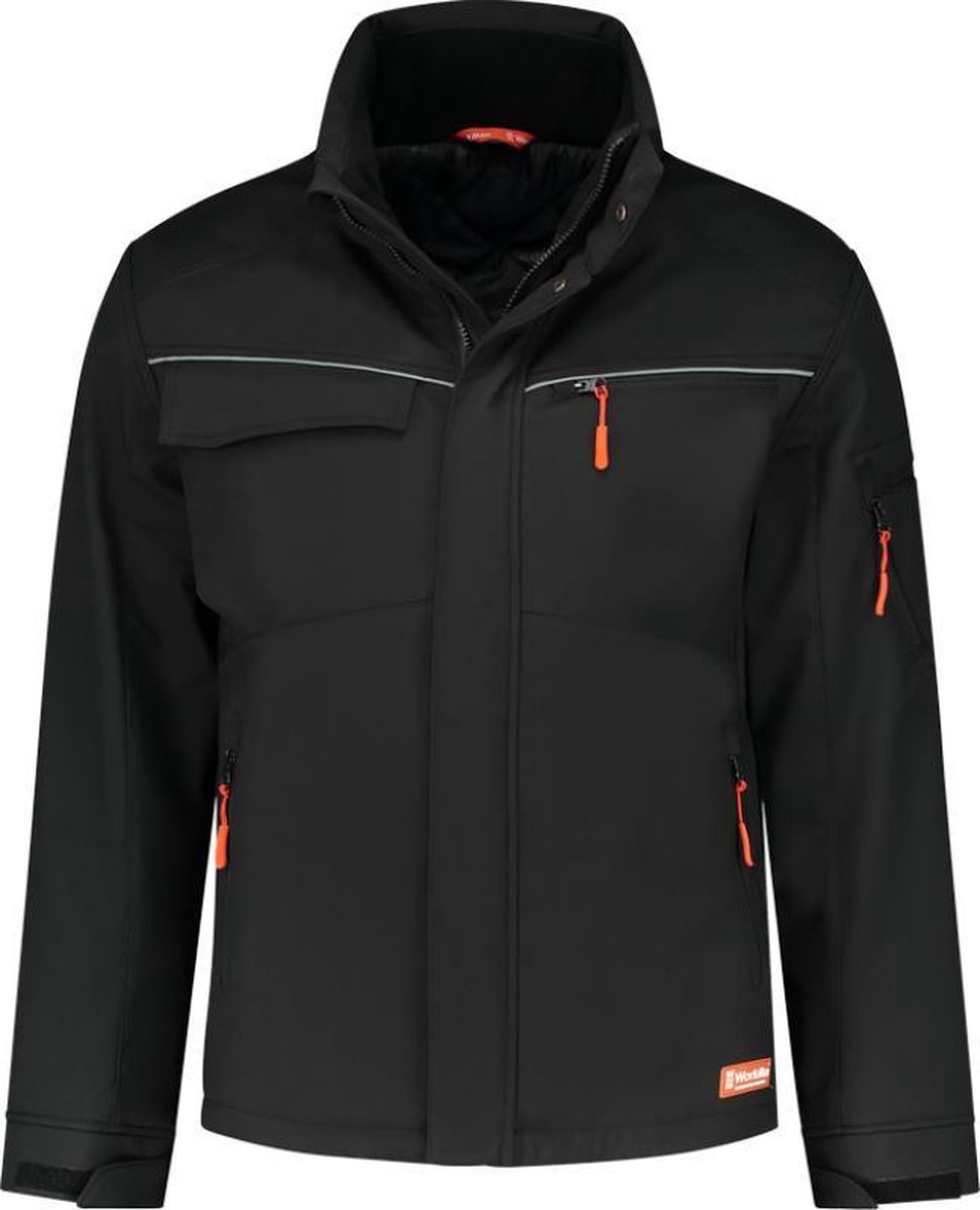 Workman 2536 Softshell Jacket Winter - Zwart - XL
