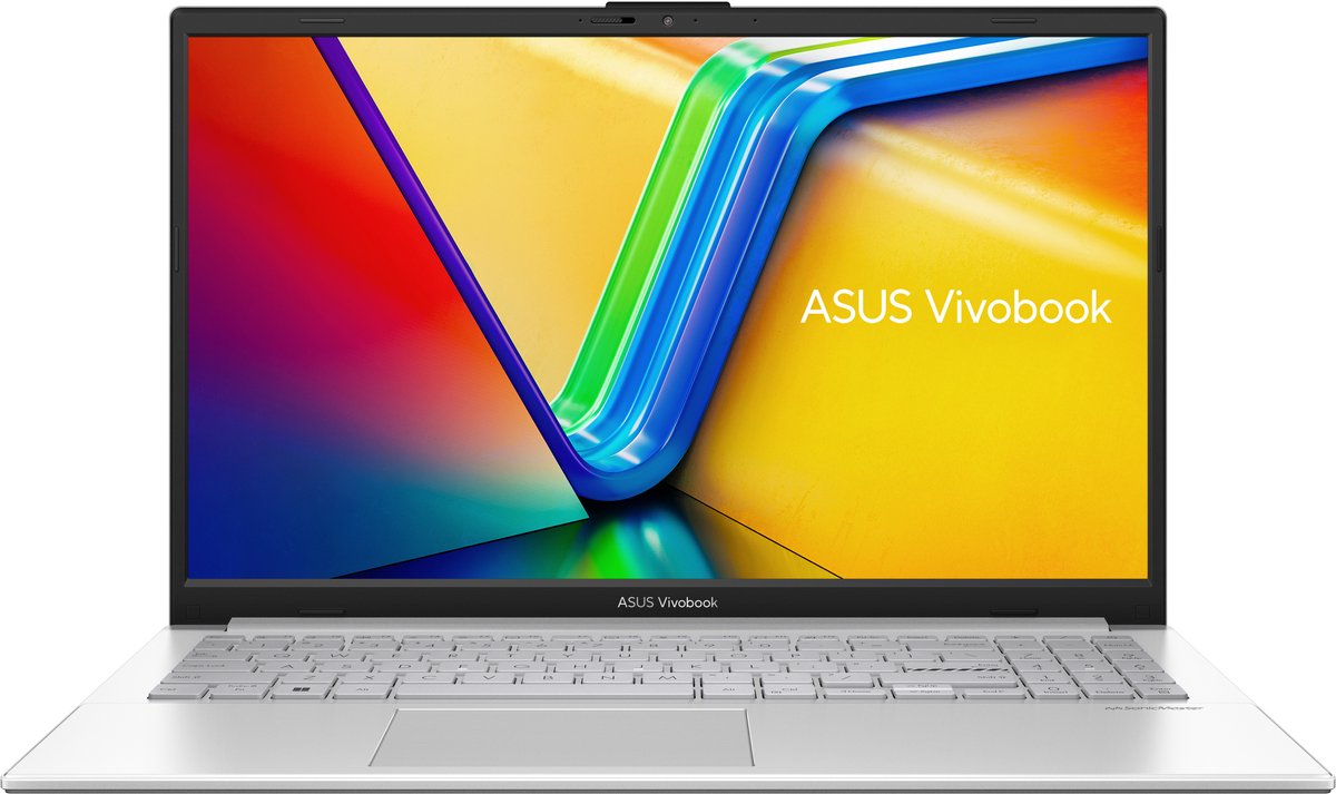 Asus VivoBook Go 15 E1504GA-BQ886 - Laptop - Intel Core i3 N305 8 GB RAM 512 GB SSD Qwerty Spaans - Zilver
