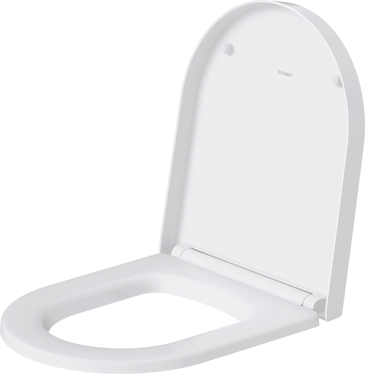Duravit ME by Starck - WC-zitting - 43.8x37.4cm - softclose - quickrelease - zijdemat wit