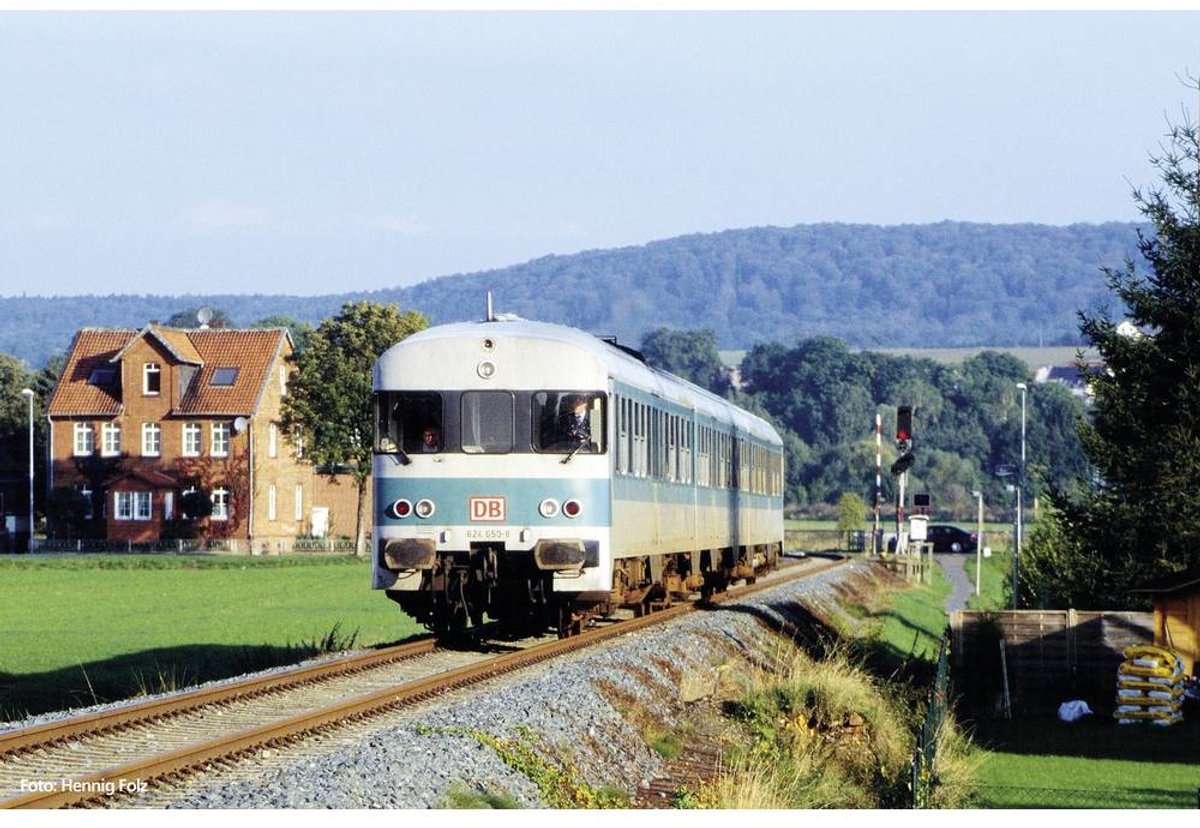 Piko N 40263 N dieseltreinstel BR 624 van de DB AG