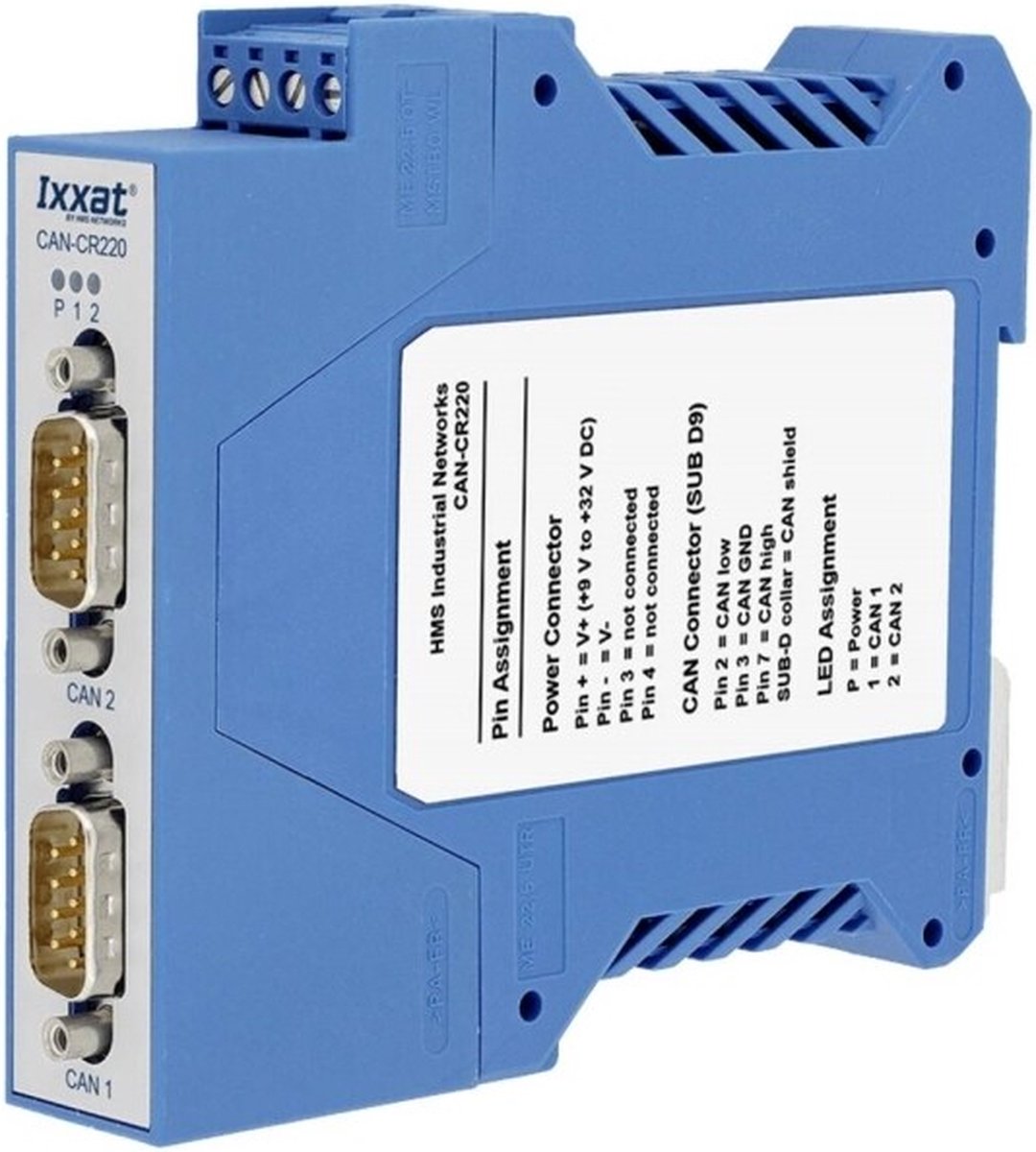 Ixxat 1.01.0067.44300 CAN-CR220 CAN repeater 24 V/DC 1 stuk(s)