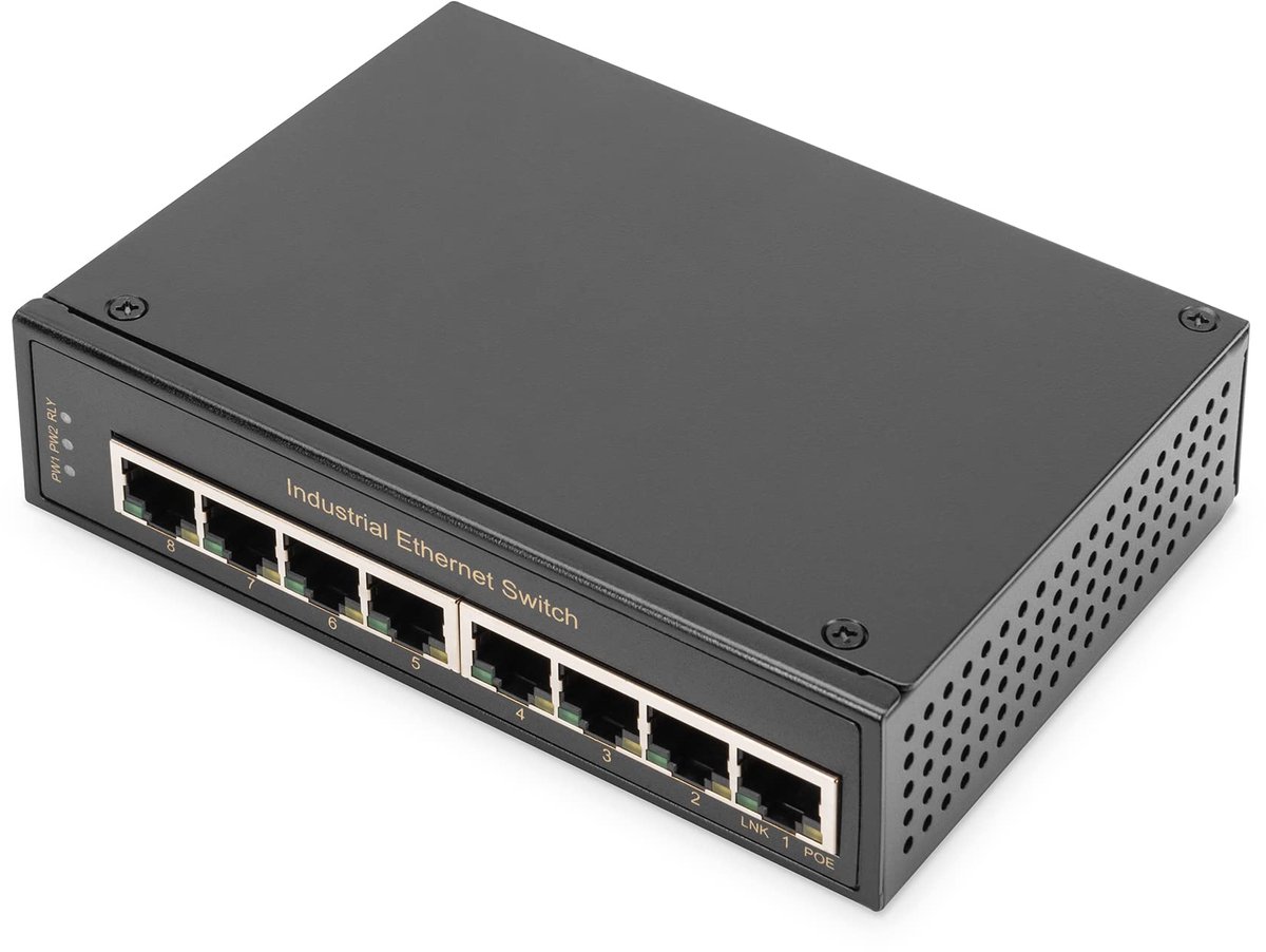 Digitus DN-651108 Industrial Ethernet Switch 8 poorten 10 / 100 / 1000 MBit/s