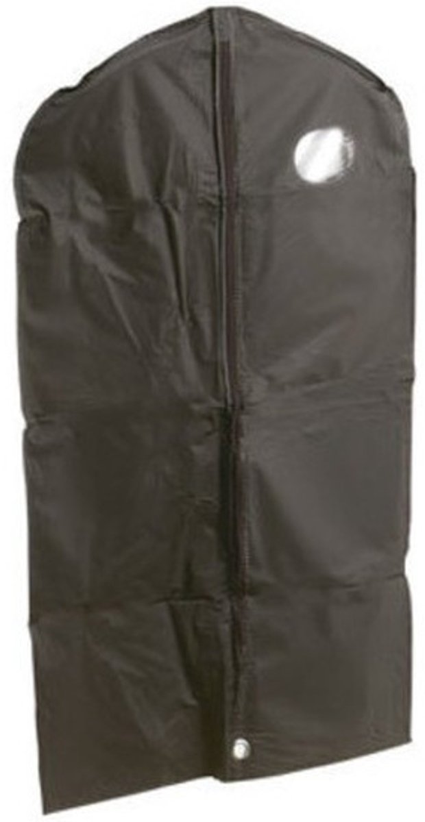 15x Zwarte kledinghoes 65 x 100 cm met venster -