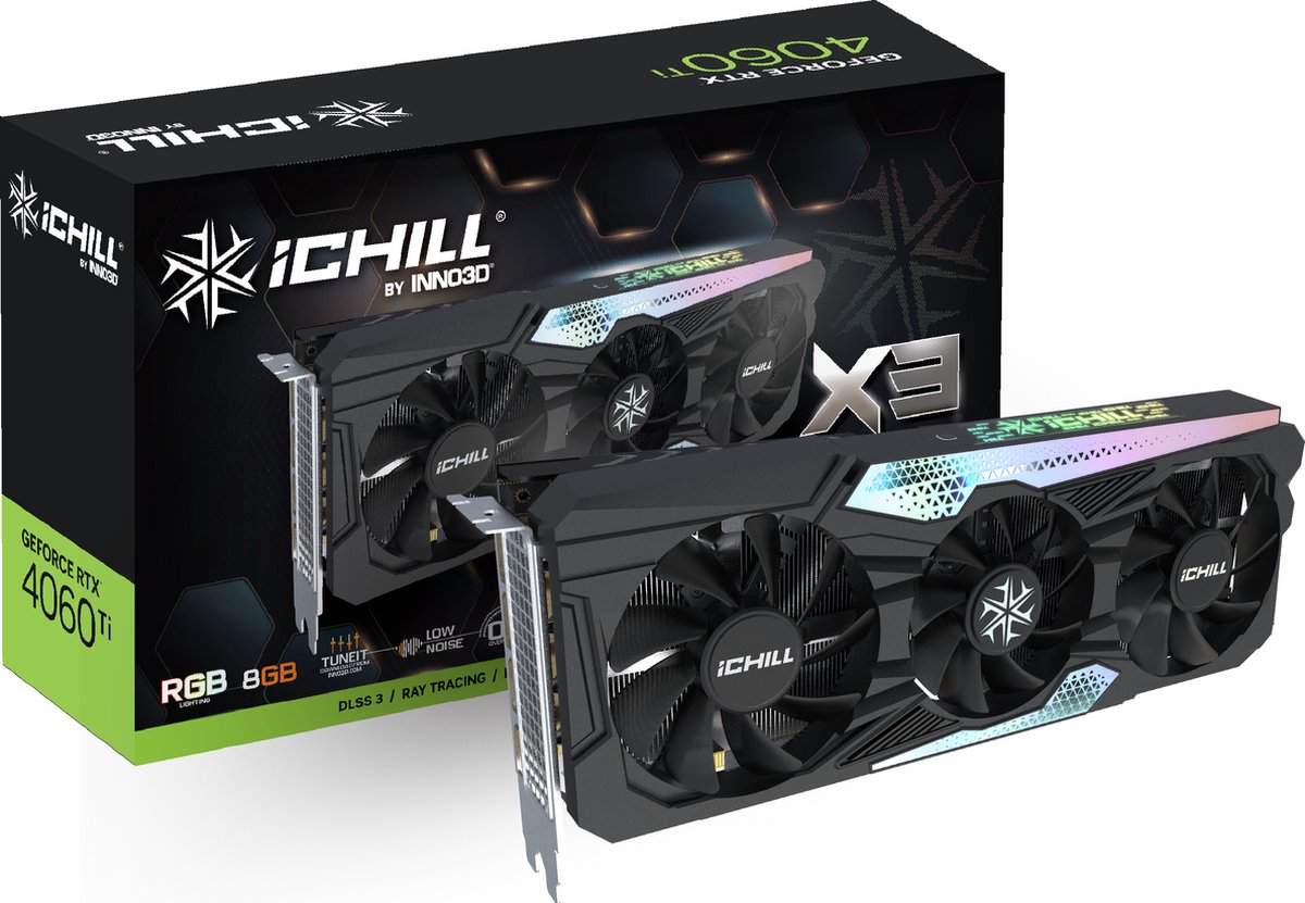 GeForce RTX 4060 Ti 8GB ICHILL X3 Grafische kaart