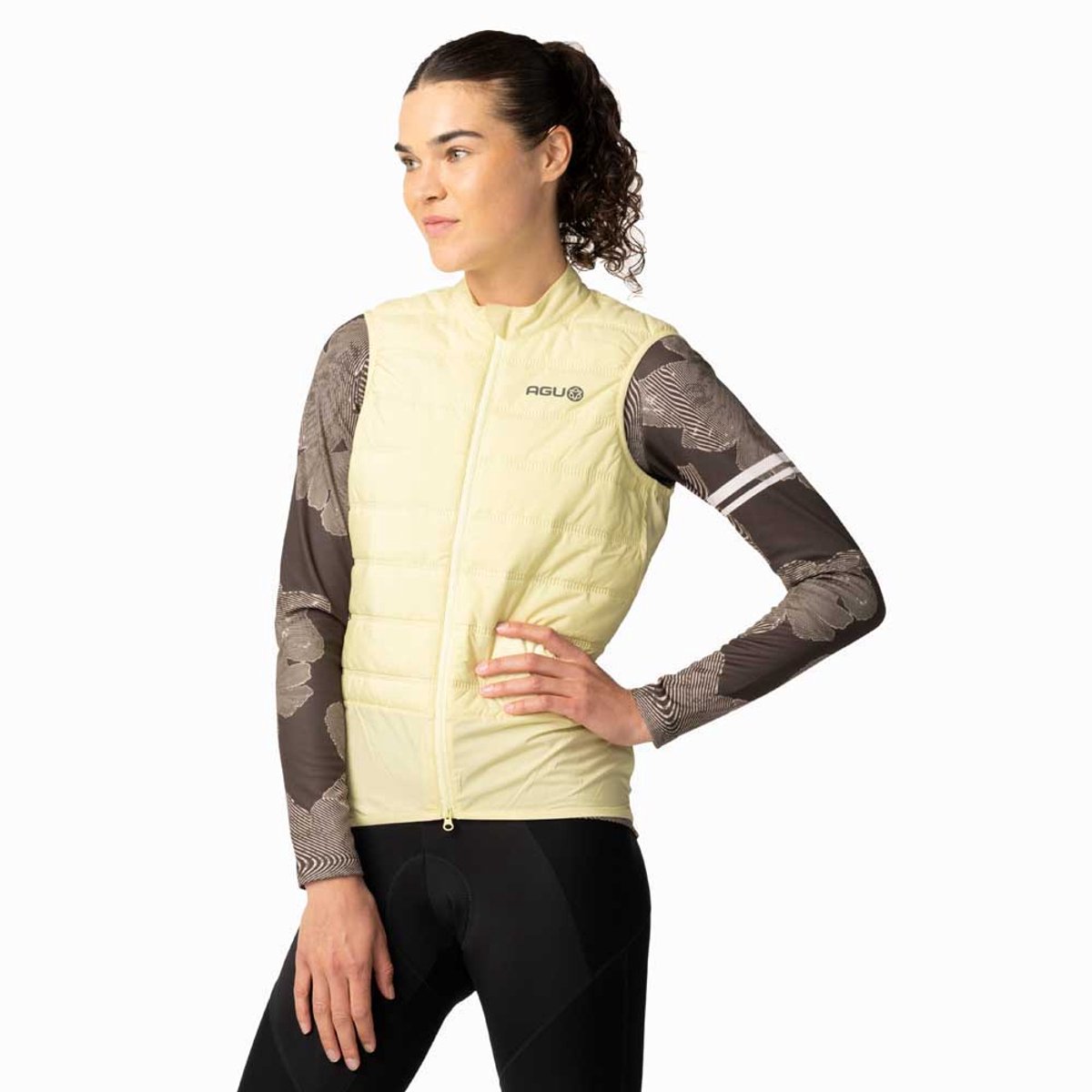 AGU Padded Body Performance Dames - Geel - S