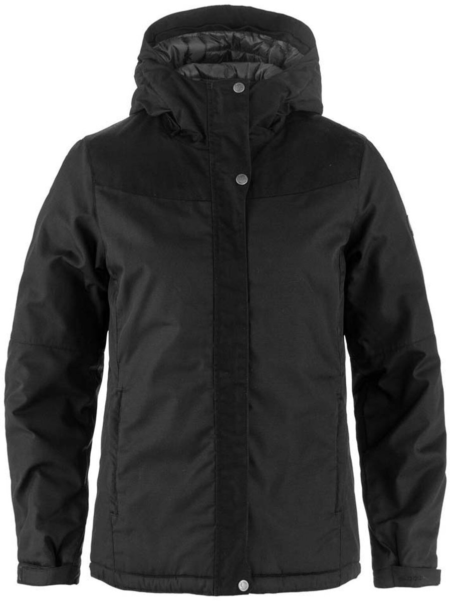 Fjällräven Dames winterjas Stina Padded Jacket W, black, Maat: L