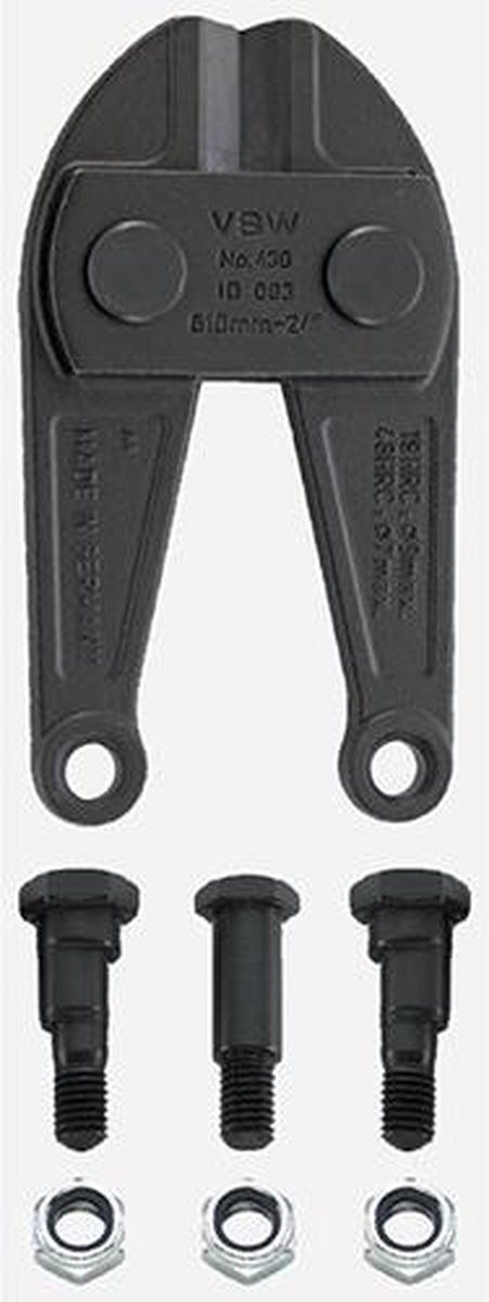 VBW Kop voor boutenschaar 130 mm
