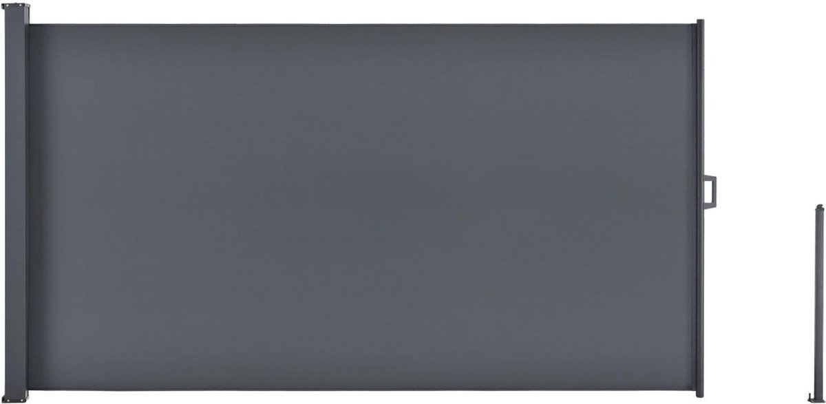Dubai - Windscherm zijluifel - Uittrekbaar 500x180 cm - Antraciet